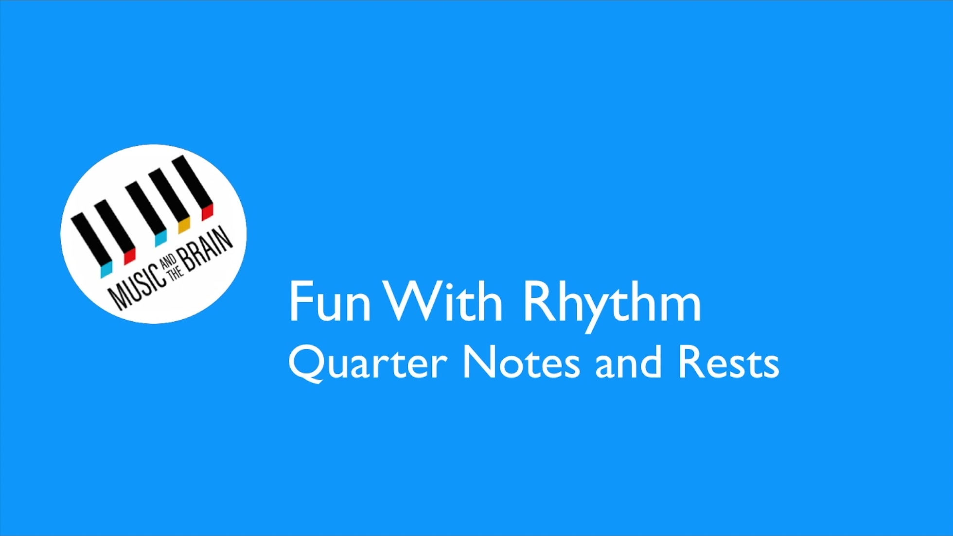 RA 1. Quarter Notes and Rests